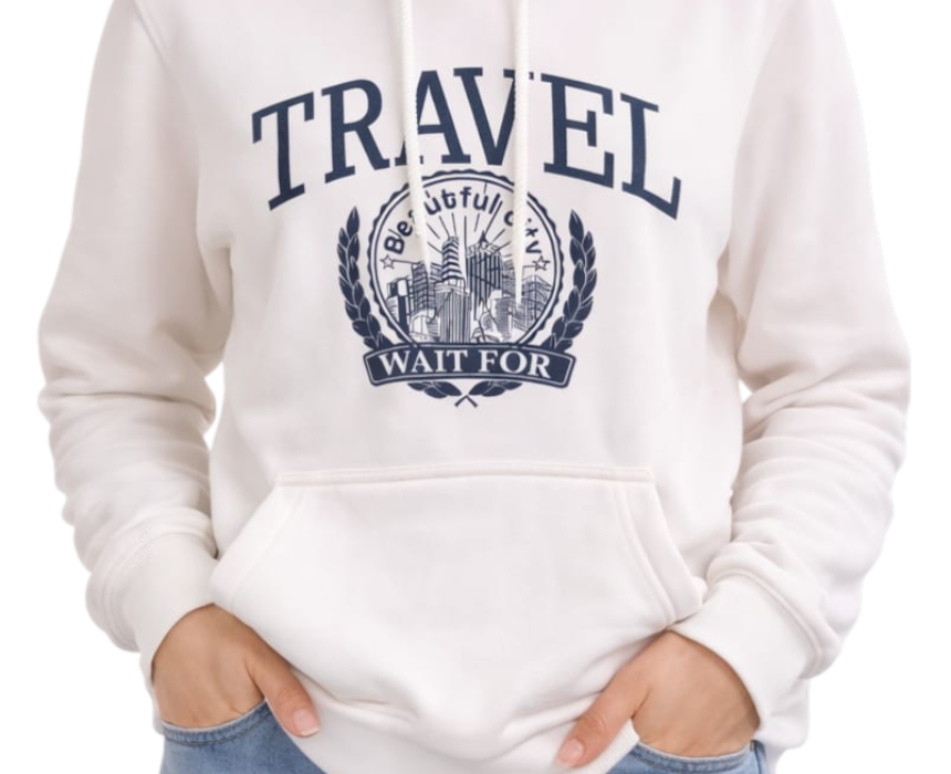 12 White Women's Hoodie - Image 1