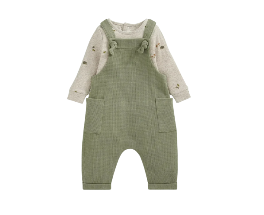 15 Dungarees and Bodysuit Outfit Set - Image 1