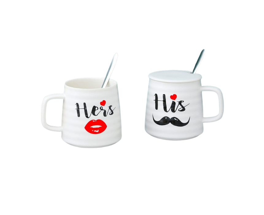 15 Hers and His Couple Mug Set - Image 1