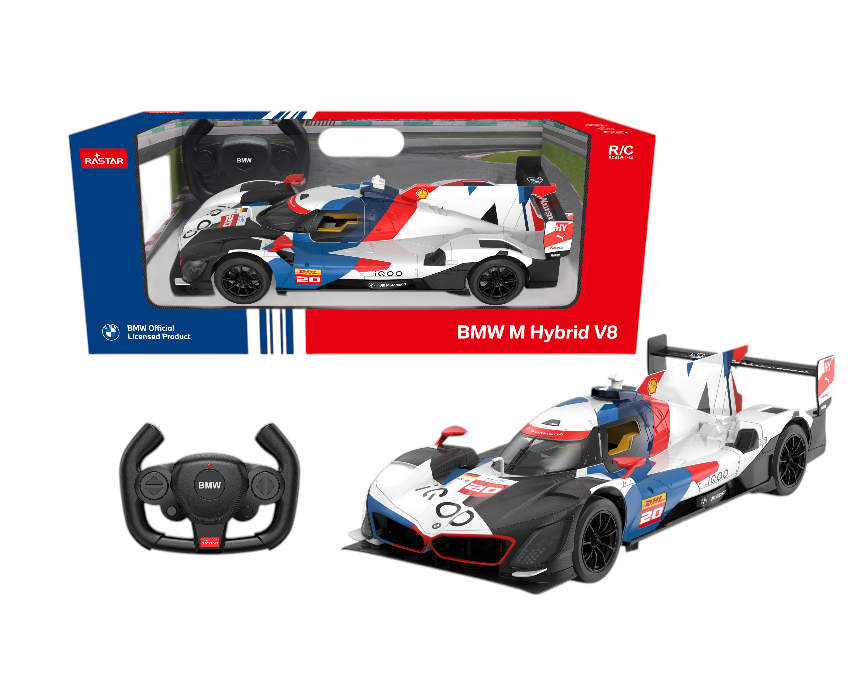 15.1 RASTAR RC 1 14 BMW M HYBRID V8 USB CHARGING WHITE Remote Controlled 1:12 Mercedes-Benz Black by Rastar - Image 1