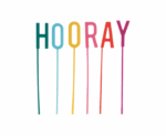 Hooray Cake Decoration - Image 