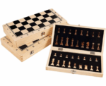Folding Magnetic Wooden Chess - Image 