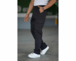 Denim Cargo Pants - Image 