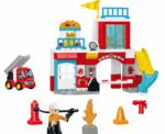 Builder Brand Fire Station Building Block Set - Image 