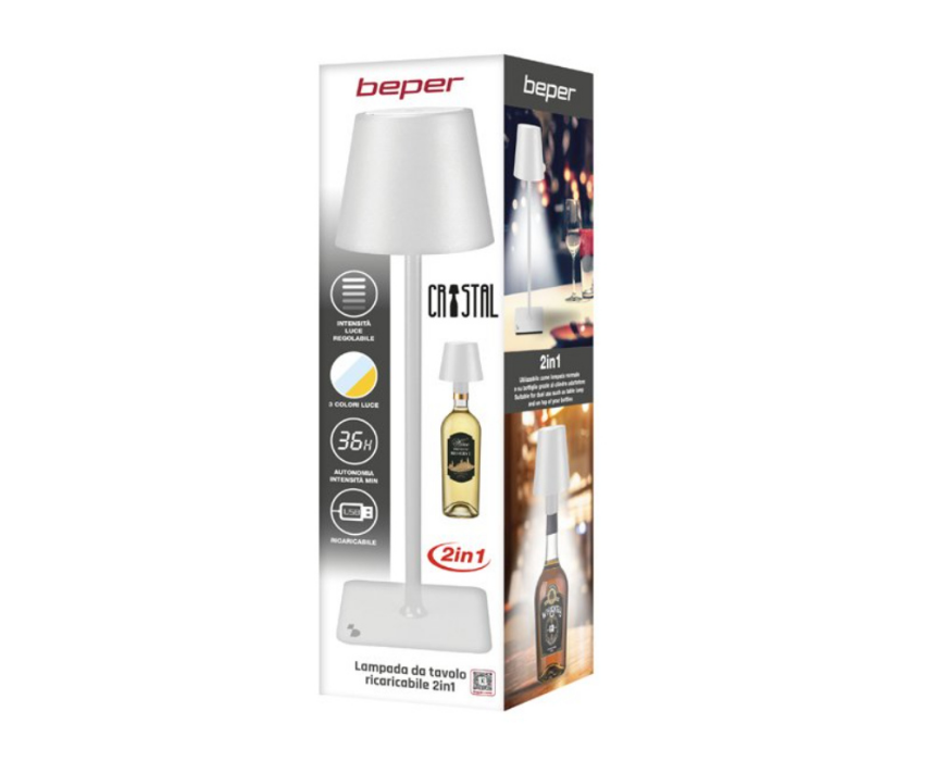 2 Beper Rechargeable Table Lamp - Image 1