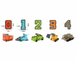Number Robot Transforming Toy Set - Image 