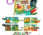 Baby Cloth Book – Animal World - Image 