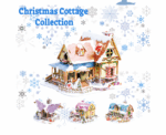 3D Puzzle Christmas Cottage - Image 