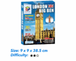3D Puzzle London Big Ben Large Size - Image 