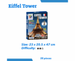 3D Puzzle Eiffel Tower Large Size - Image 