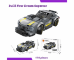 Black 16 Bricks Super Car - Image 