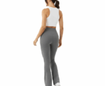 Flare Leggings + Medium Sports Bra Yoga Workout Set Offer 2 - Image 