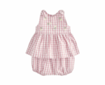 Embroidered Gingham Top and Shorts Set - Image 