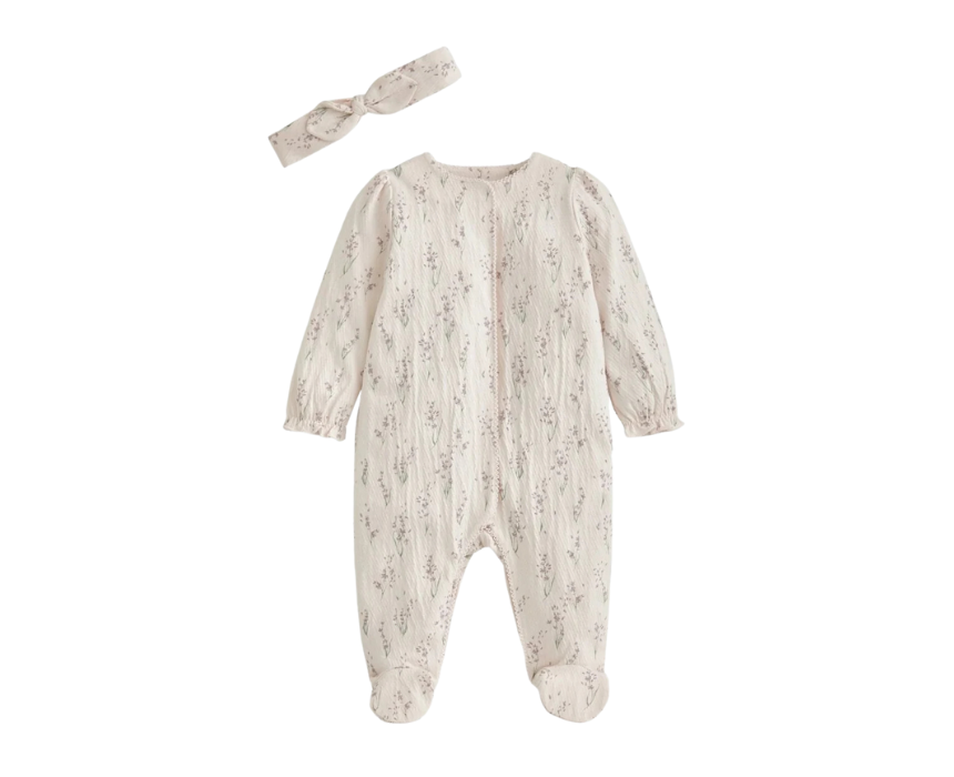 27 Lavender All in One and Headband Set - Image 1