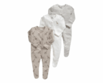 Giraffe Sleepsuits in Pack of 3 - Image 