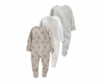 Giraffe Sleepsuits in Pack of 3 - Image 