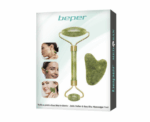 Beper Jade Roller and Gua Sha Massage Tool - Image 