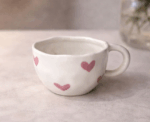 Small Pink Hearts Mug - Image 
