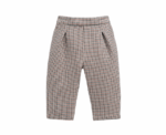 Smart Check Trousers in Grey - Image 