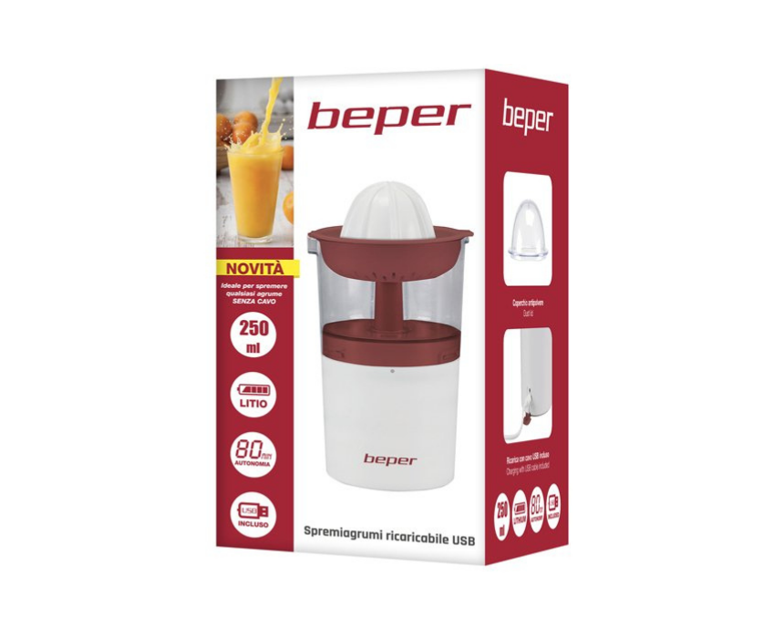 345 Beper USB Rechargeable Juicer - Image 1