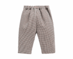 Smart Check Trousers in Grey - Image 
