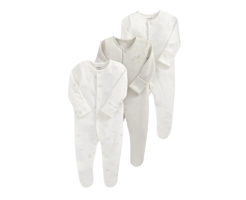 35 Stork Sleepsuits Set of 3 - Image 1