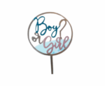 Gender Reveal Cake Topper - Image 