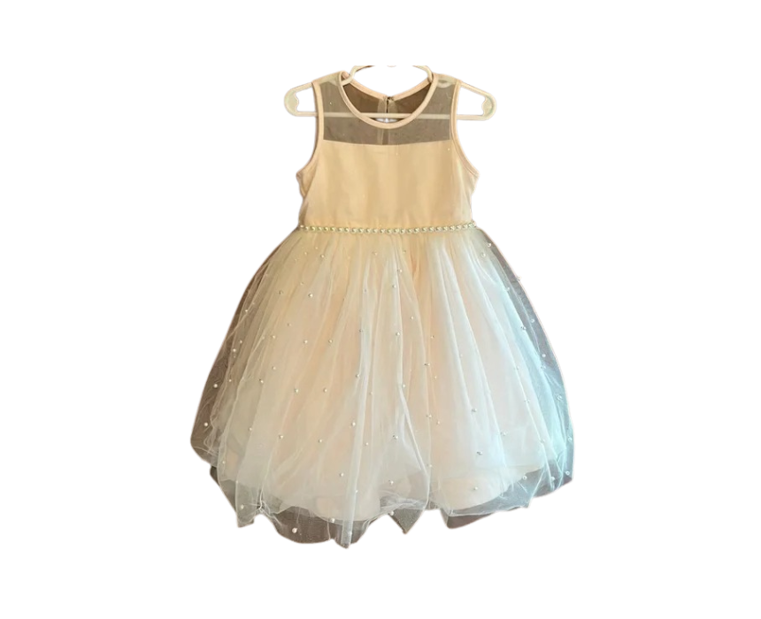 4 White Tulle Dress - Image 1