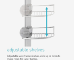 SimpleHuman Corner Shower Caddy, - Image 