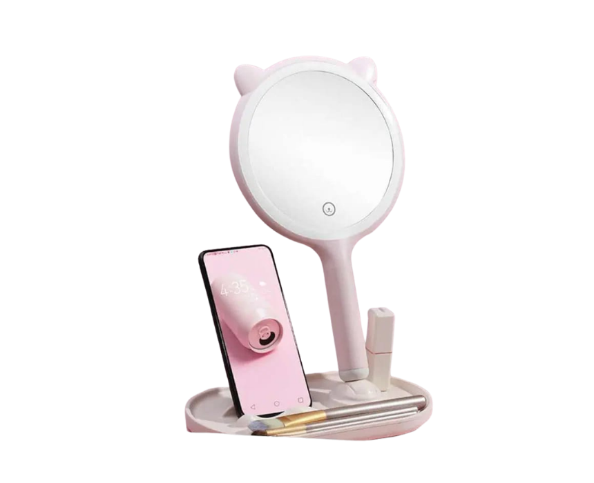 40 Led Lighting Mirror with Mobile Stand - Image 1