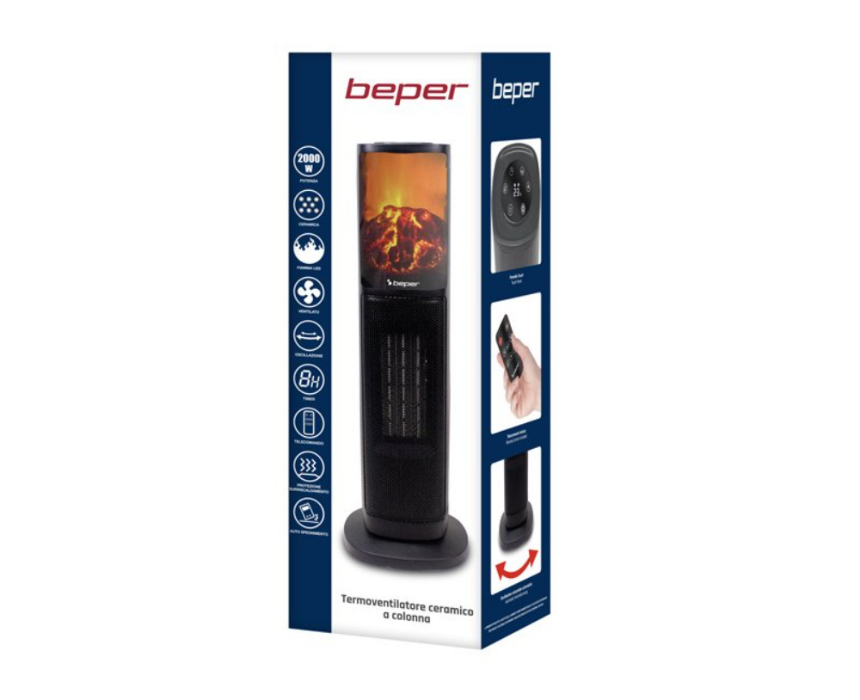 408 Beper Ptc Tower Fan Heater - Image 1