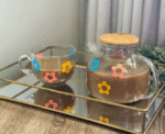 Colorful Floral Tea Pot - Image 