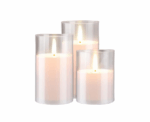 Led Plastic Set Candle in White - Image 