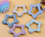 Star Silicone Baby Teether - Image 