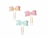 Glitter Bow Bookmark - Image 