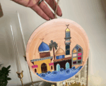 Ramadan Wood Colorful Wall Decoration - Image 