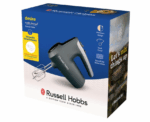 Russell Hobbs Desire Hand Mixer Matte Charcoal Grey Electric Whisk - Image 