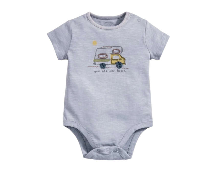 50 You Are Our Home Bodysuit in Blue - Image 1