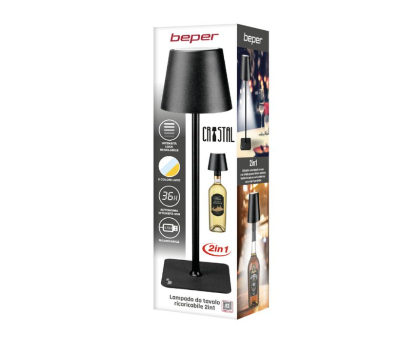500 Beper Rechargeable Table Lamp - Image 1