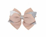 Glittery Bow Hair Clip - Image 