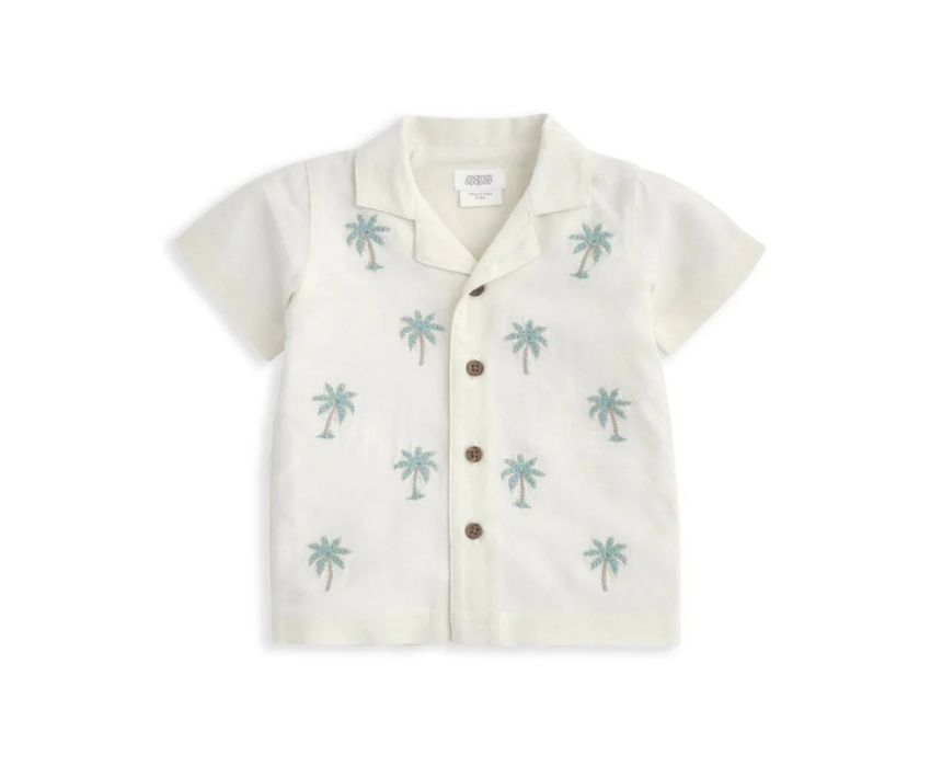 54 Palm Tree Embroidered Shirt - Image 1
