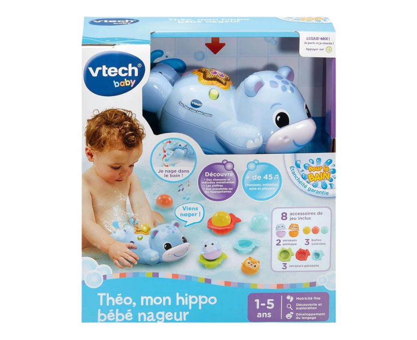 54 VTech Theo My Swimming Hippo - Image 1