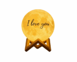 Custom Text 3D Moon Lamp - Image 