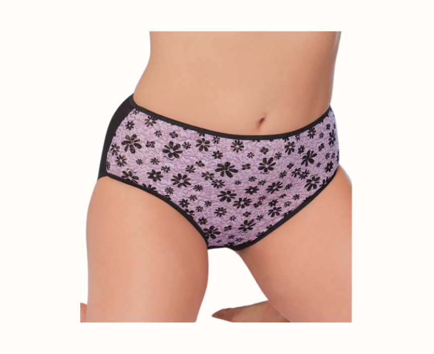 55 Women Cotton High Waist Brief - Image 1