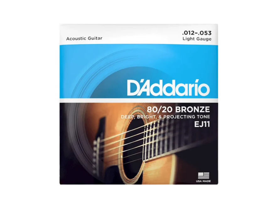 58 D'Addario EJ11 80/20 Bronze Acoustic Strings 12 to 53 - Image 1