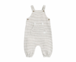 Stripe Dungarees and Bodysuit Outfit Set - Image 