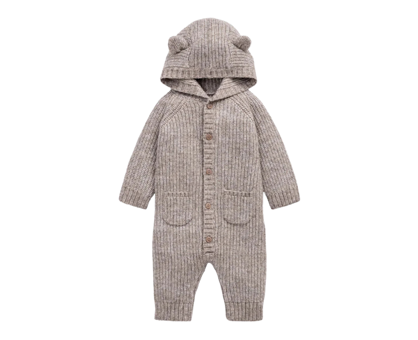 67 Ribbed Knitted Romper - Image 1