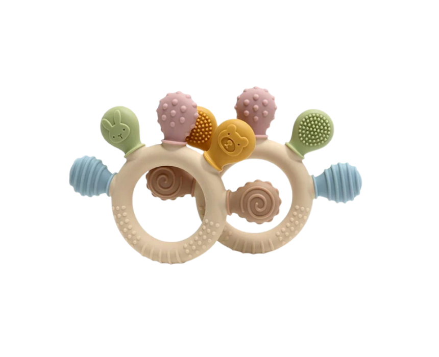 71 Colorful Silicone Baby Teether - Image 1