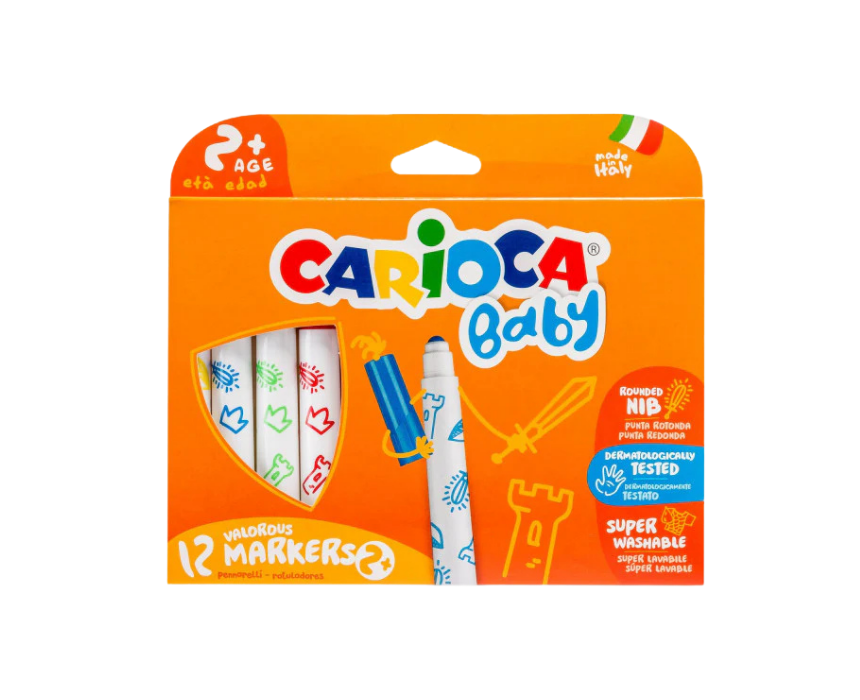 76 Carioca Baby Markers Set of 12 - Image 1