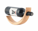InnovaGoods Floating Wooden Bottle Holder - Image 